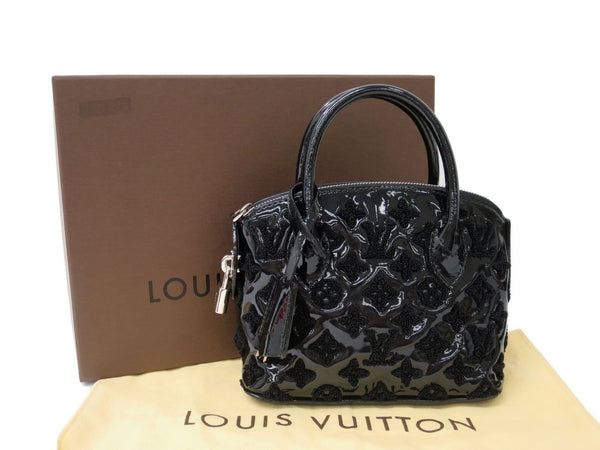 LOUIS VUITTON Lockit BB Bouclette Black Excellent Handbag - Final Call