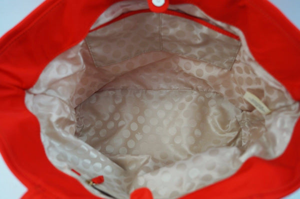 Kate Spade Orange Canvas Baby Diaper Bag E2028