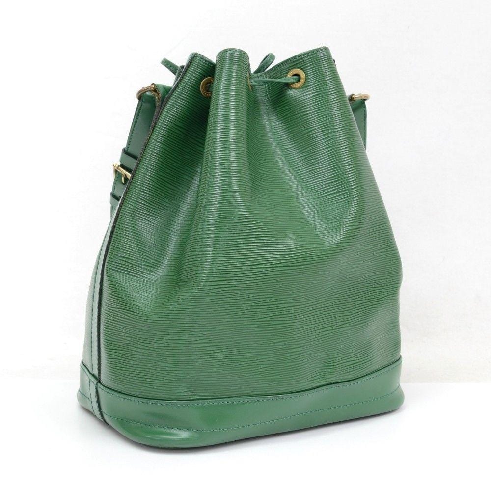 Louis Vuitton Vintage Noe Large Green Epi Leather Shoulder Bag For