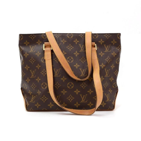 LOUIS VUITTON Cabas Piano Monogram Canvas Shoulder Bag
