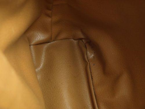 Celine Macadam PVC Leather Brown Drawstring Shoulder Bag
