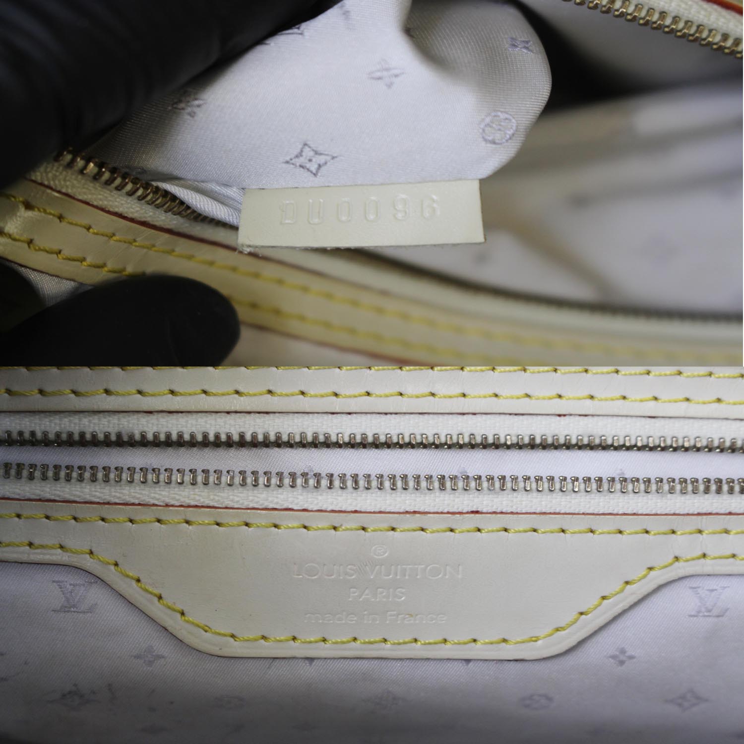 Louis Vuitton White Suhali Lockit PM - modaselle