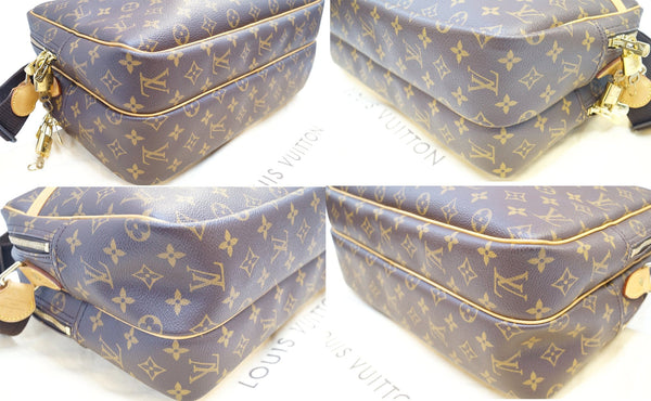 LOUIS VUITTON Monogram Canvas Reporter GM Shoulder Bag