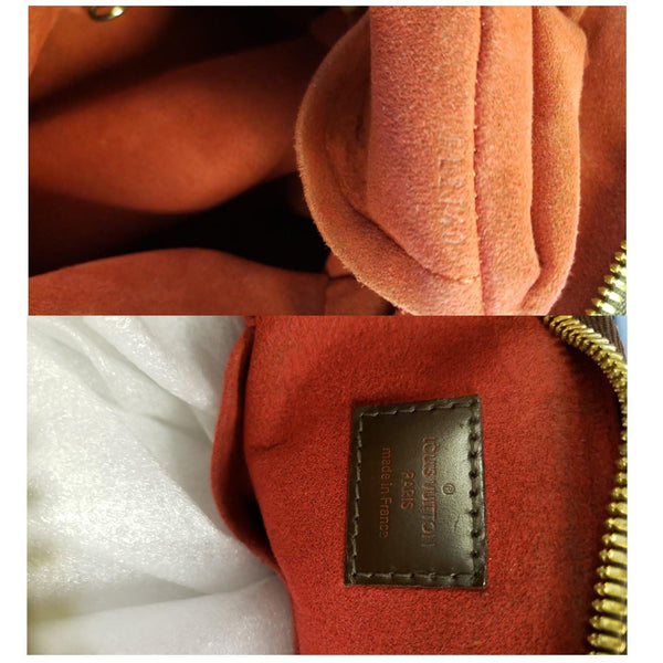 Louis Vuitton Damier Ebene Trevi PM Shoulder Bag Brown - inside view