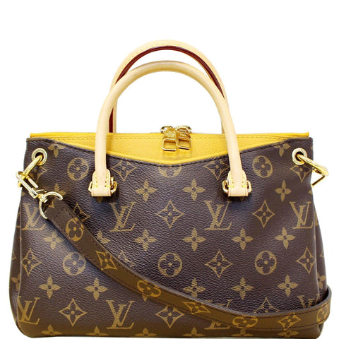 LOUIS VUITTON Pallas BB Monogram Canvas Shoulder Crossbody Bag Brown