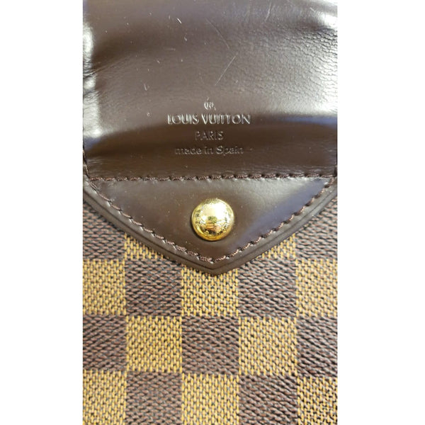 LOUIS VUITTON Sistina MM Damier Ebene Shoulder Bag Brown-US