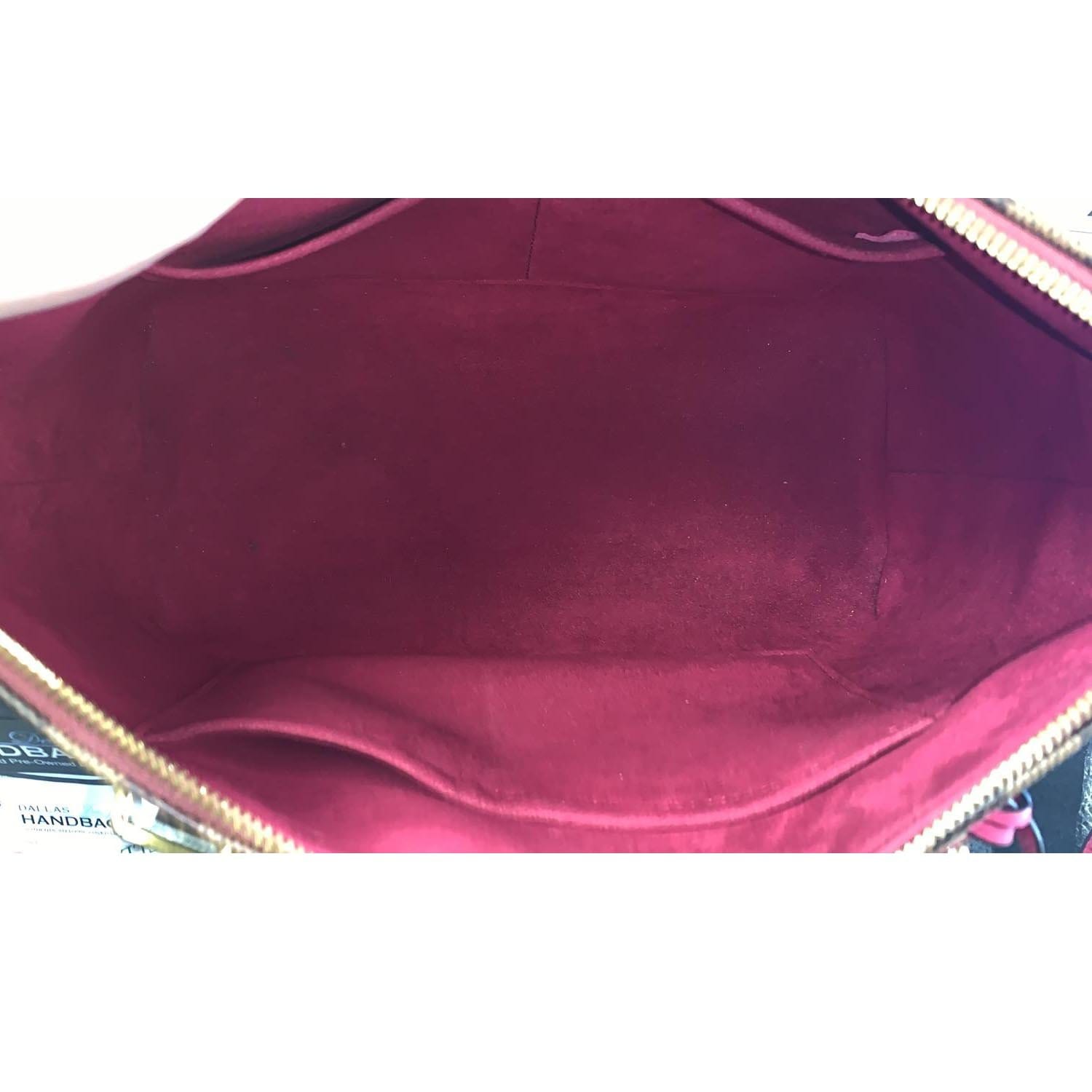 Louis Vuitton Hyde Park Ladies Handbag N41015 Damier Ebene x Fuchsia in  2023