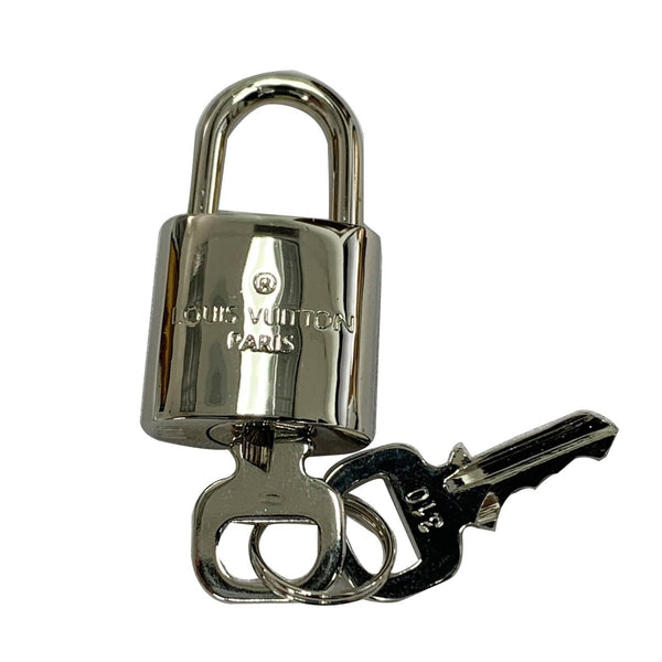LV Padlock & 2 Keys Silver Bag Charm Num 310