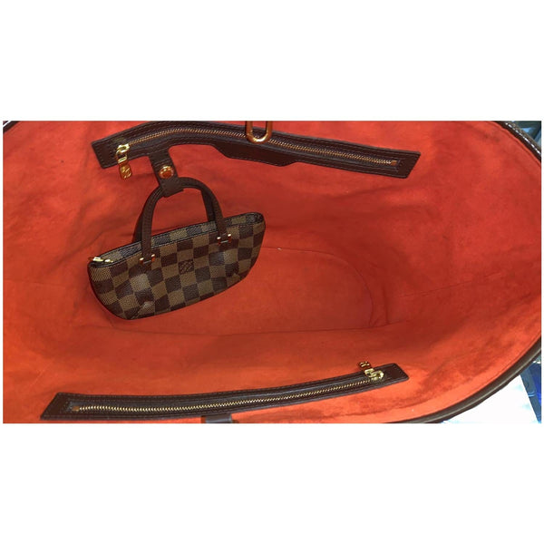 Louis Vuitton Damier Ebene Manosque GM Shoulder Bag - interior