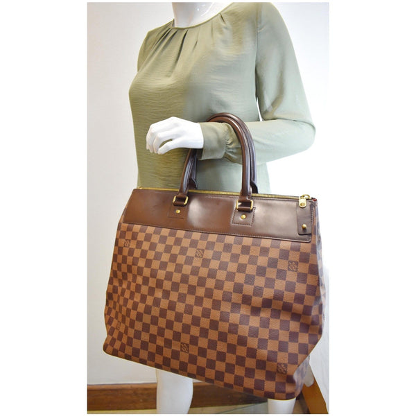 Louis Vuitton Greenwich PM Damier Ebene Travel Tote Bag - shoulder handbag