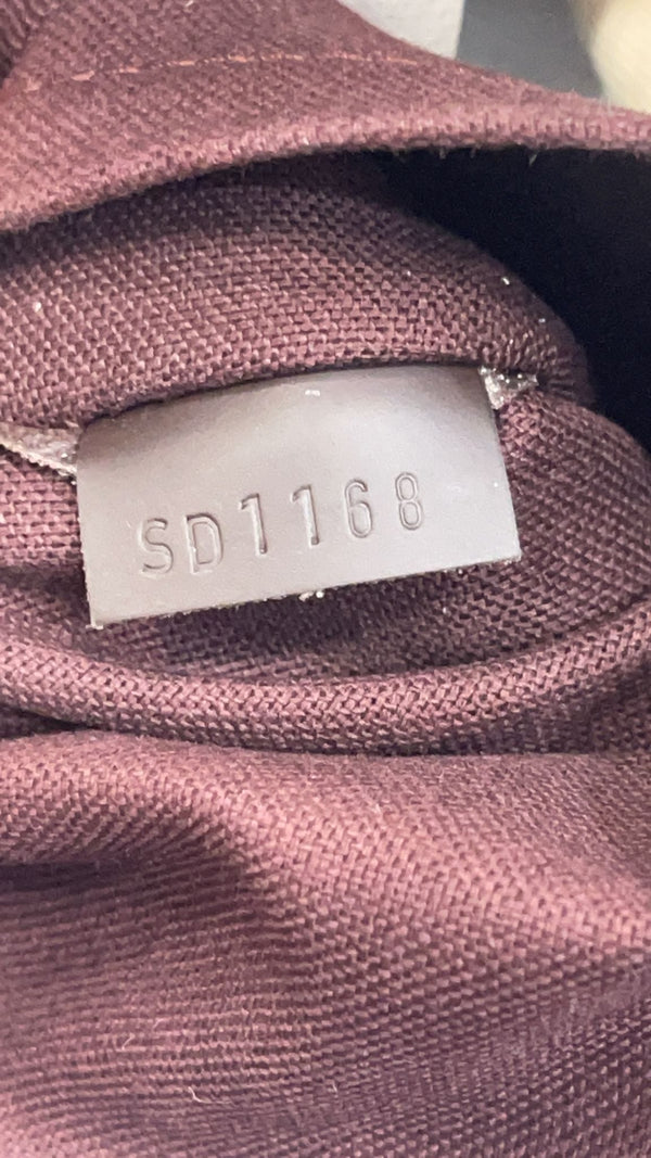 LOUIS VUITTON Iena MM Damier Ebene Shoulder Bag Brown