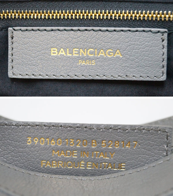 Balenciaga Metallic Edge City Shoulder Handbag - logo