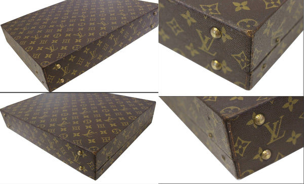 LOUIS VUITTON Monogram Canvas Brown Briefcase Bag