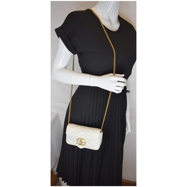 Gucci GG Marmont Super Mini Matelasse Leather Bag - gucci shoulder bag