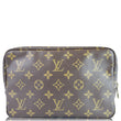 LOUIS VUITTON Trousse Toilette 23 Monogram Canvas Cosmetic Pouch Brown