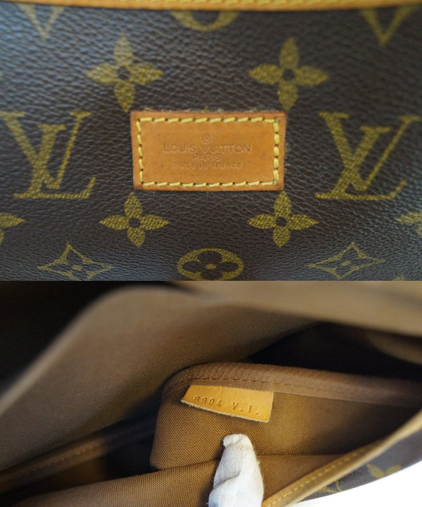 LOUIS VUITTON Monogram Saumur 35 Shoulder Bag