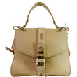 CHLOE Medium Aby Day Grained Leather Shoulder Bag Cream