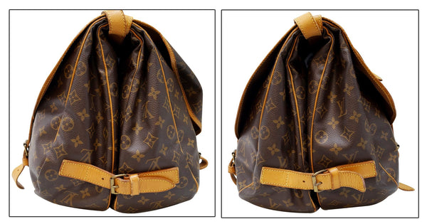 LOUIS VUITTON Monogram Canvas Saumur 43 Shoulder Bag
