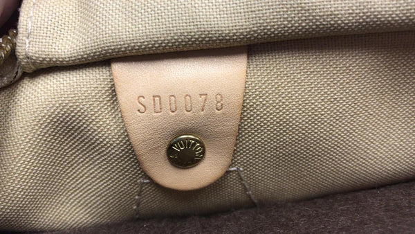 Louis Vuitton Speedy - Lv Damier Azur Handbag - louis vuitton logo