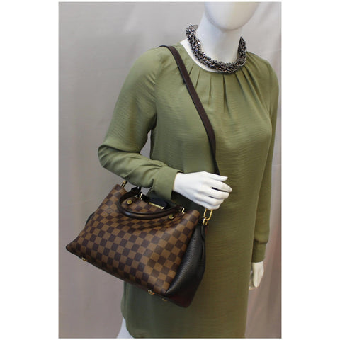 LOUIS VUITTON Brittany Damier Ebene Shoulder Bag Brown-US