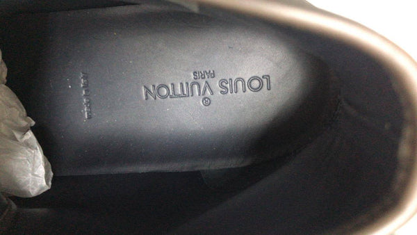 LOUIS VUITTON High Top Damier Geant Sneakers Navy US 13