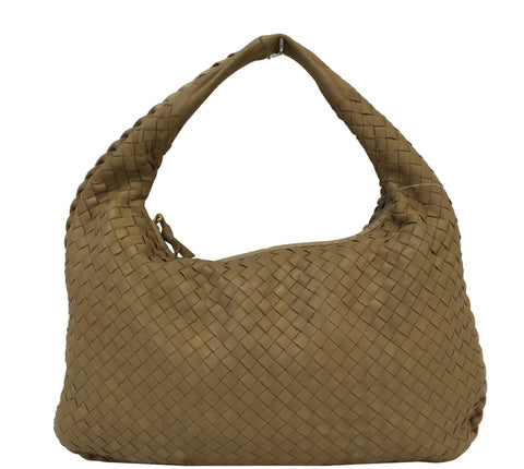 BOTTEGA VENETA Espresso Intrecciato Nappa Medium Veneta Hobo Bag - Sale