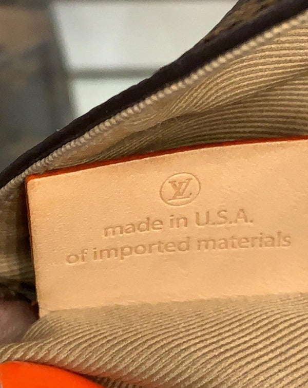 LOUIS VUITTON Graceful MM Monogram Canvas Shoulder Bag Brown