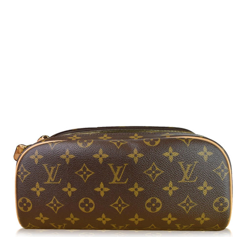LOUIS VUITTON Monogram Canvas King Size Toiletry Bag Brown