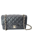 CHANEL Mini Rectangular Flap Quilted Lambskin Leather Shoulder Bag Black- Hot Deals