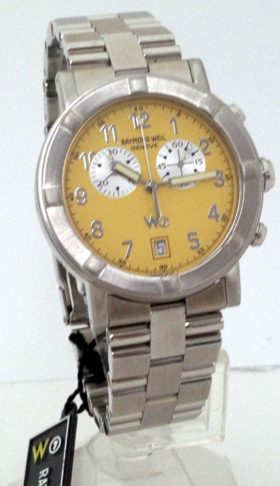 Raymond Weil W1 8000 Parsifal Chronograph Date Mens Watch Stainless Steel