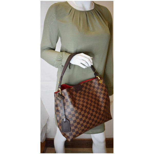 Louis Vuitton Graceful PM Damier Ebene Shoulder Bag - women handbag