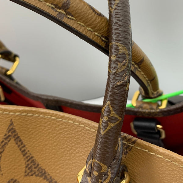 Louis Vuitton Limited Edition Giant Monogram Onthego GM in Red and