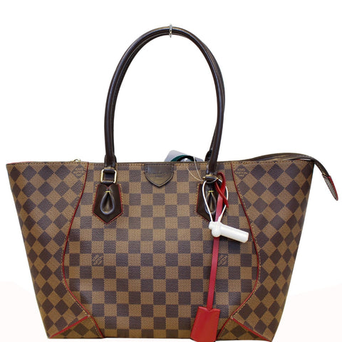 LOUIS VUITTON Caissa MM Damier Ebene Tote Bag