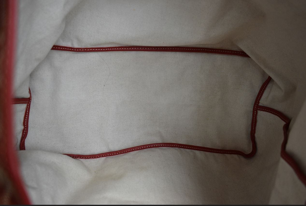 Saint-louis cloth tote Goyard Red in Cloth - 35991835