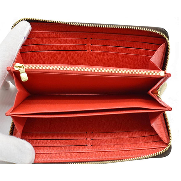 LOUIS VUITTON Monogram Canvas Zippy Long Wallet Brown