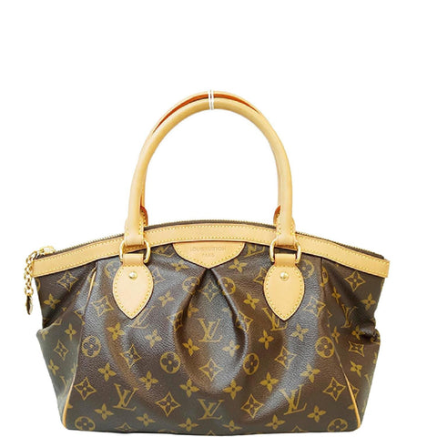 LOUIS VUITTON Tivoli PM Monogram Canvas Shoulder Bag Brown