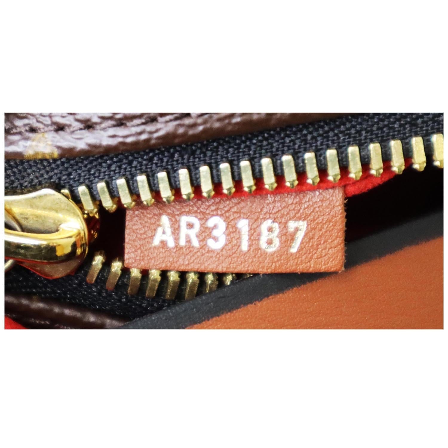 M43157 Louis Vuitton 2017 Monogram Tuileries Besace Handbag-Caramel