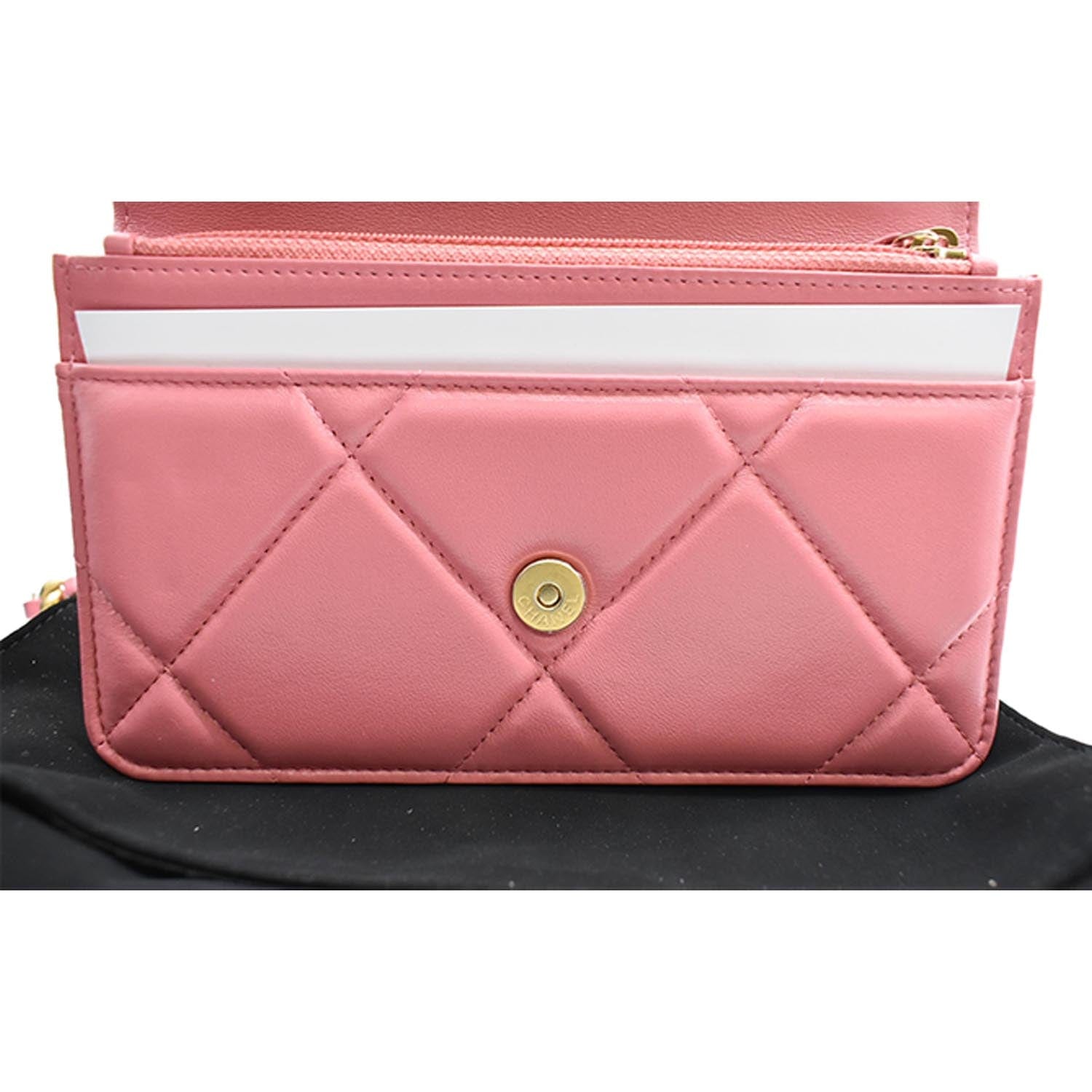 Chanel 19 Flap Bag Lamb Pink