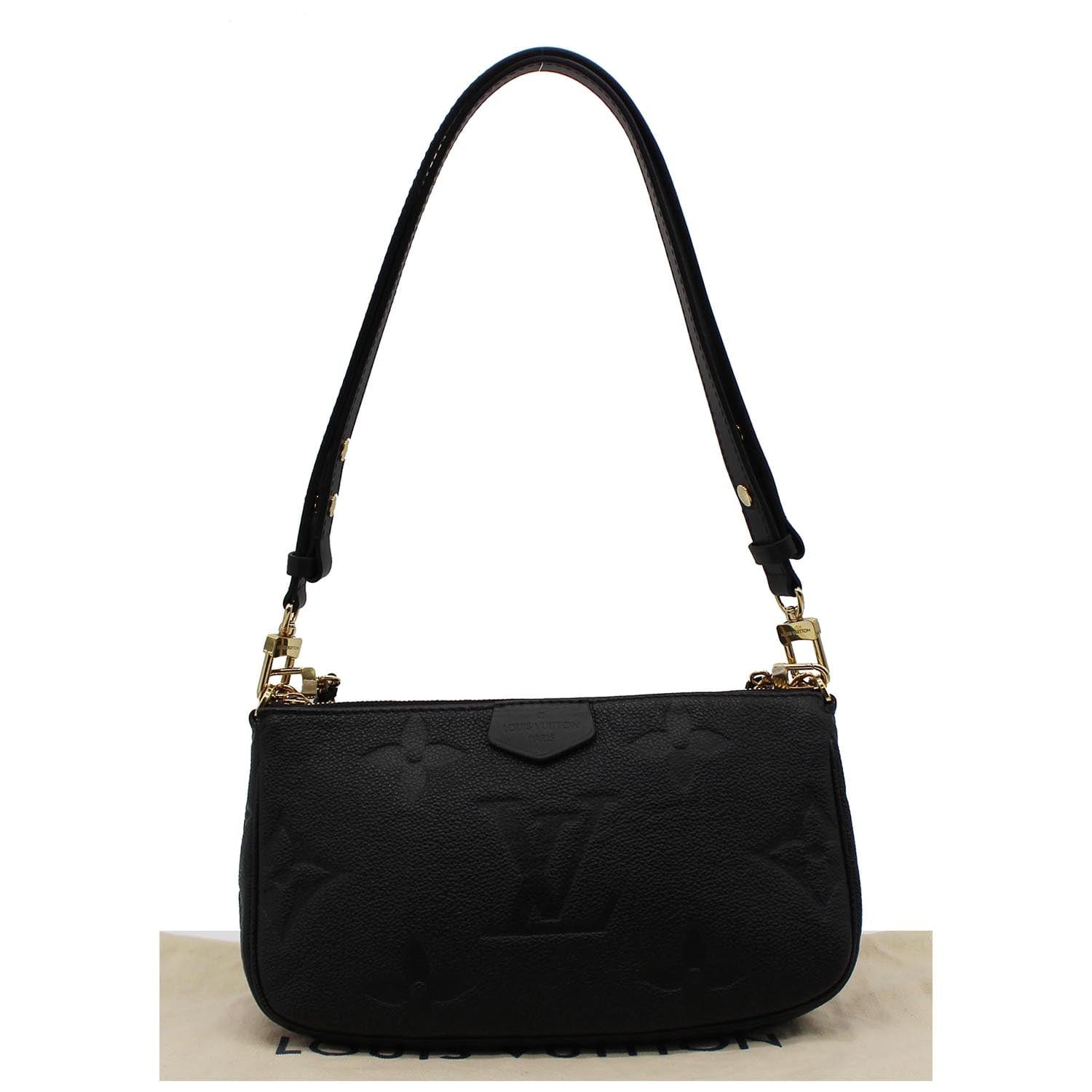 Multi pochette accessoires leather handbag Louis Vuitton Black in Leather -  32209515