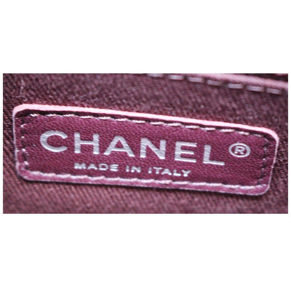 Chanel CC Charm Quilted Lambskin Patent Leather Bag made in Italy