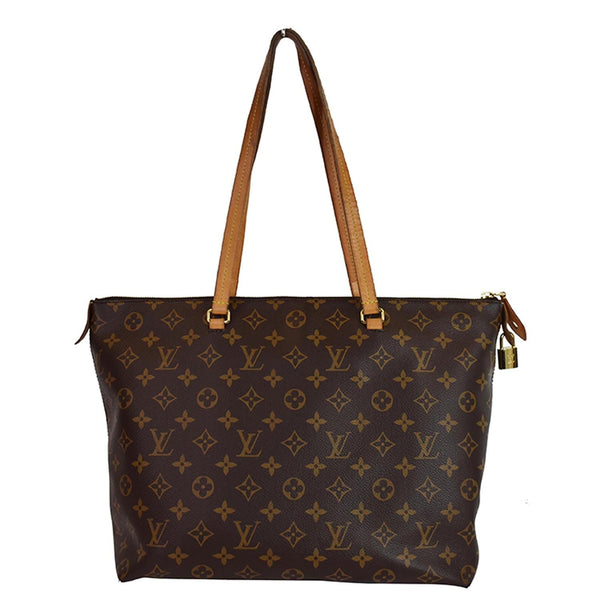 LOUIS VUITTON Iena MM Monogram Canvas Shoulder Bag Brown