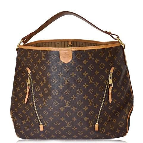 LOUIS VUITTON Delightful GM Monogram Canvas Shoulder Bag Brown