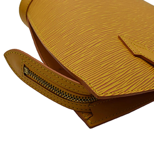 LOUIS VUITTON Saint Jacques Epi Leather Shoulder Bag Yellow