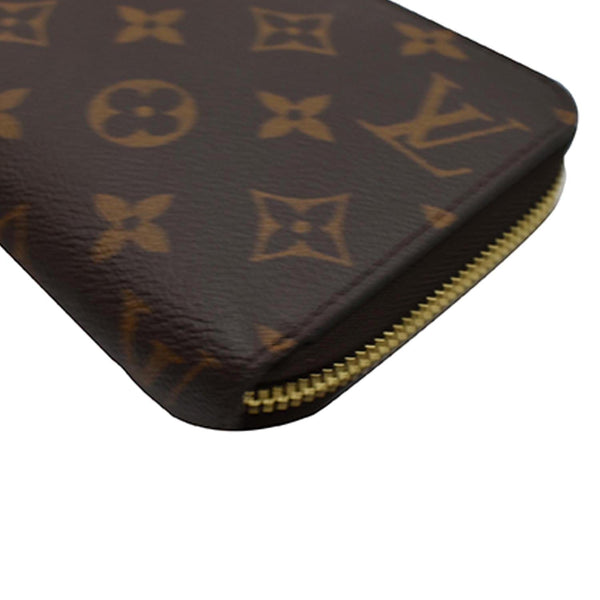 LOUIS VUITTON Monogram Canvas Zippy Long Wallet Brown