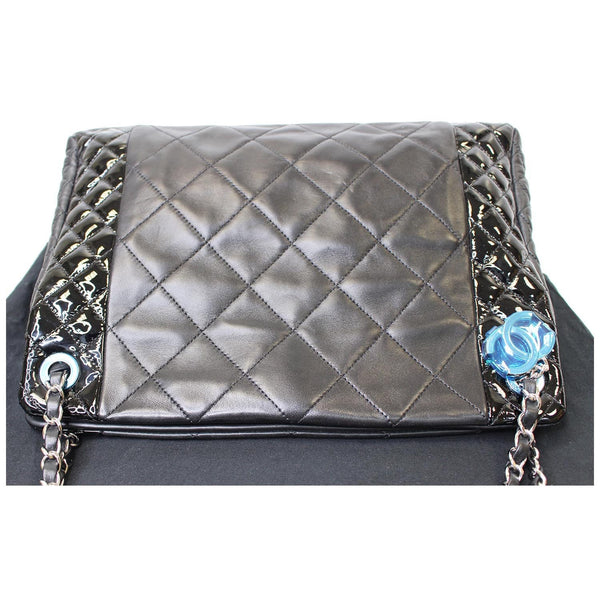 Chanel CC Charm Quilted Lambskin Patent Leather Bag front preview