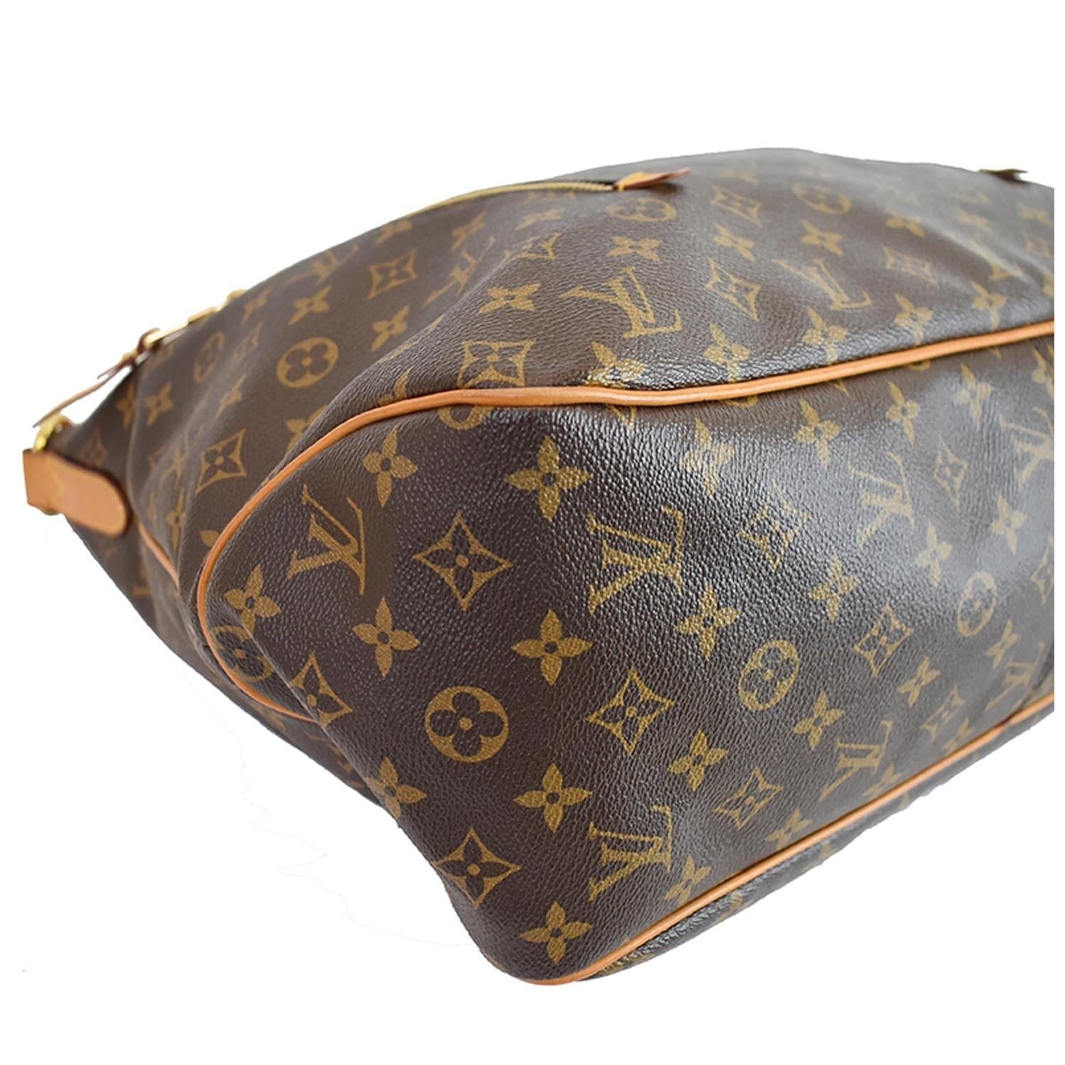 Delightful cloth handbag Louis Vuitton Brown in Cloth - 36503954
