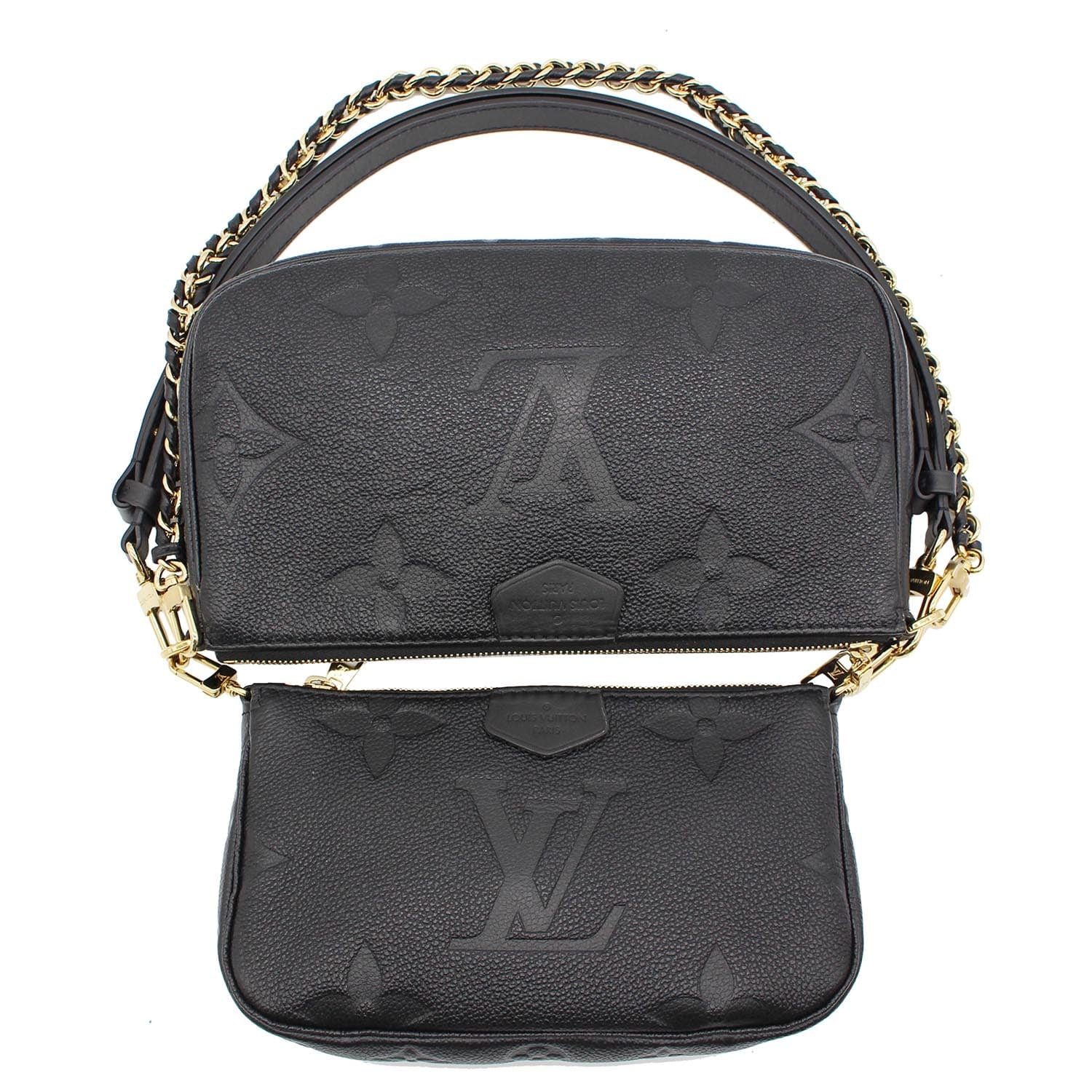 Louis Vuitton Multi Pochette Empreinte Noir - LVLENKA Luxury