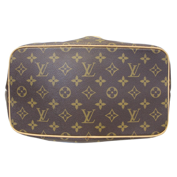 LOUIS VUITTON Palermo PM Monogram Canvas Shoulder Bag Brown