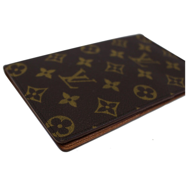 LOUIS VUITTON Monogram Canvas Passport Cover Card Case Brown-US