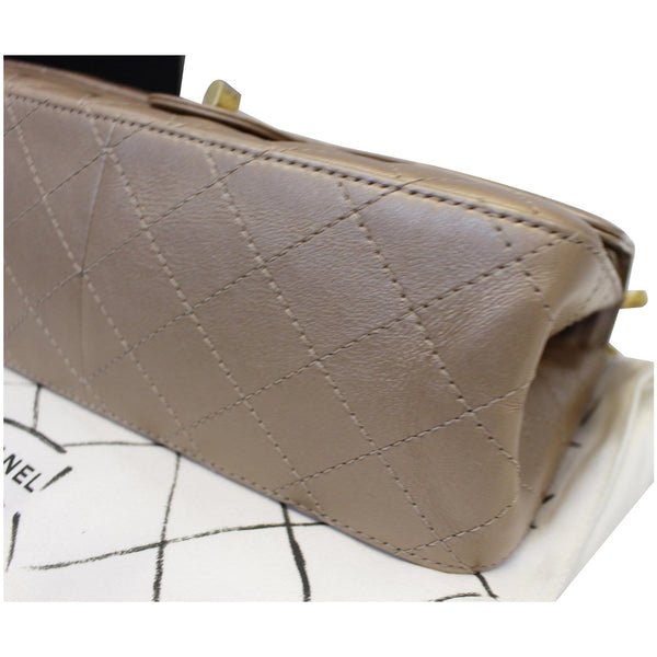  CHANEL Reissue Mademoiselle Lock Calfskin Leather Shoulder Bag Beige-US